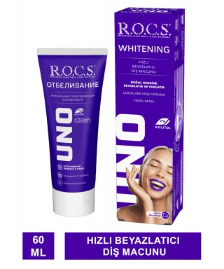 Rocs Uno Whitening ( Beyazlatıcı ) Diş Macunu 60 ml