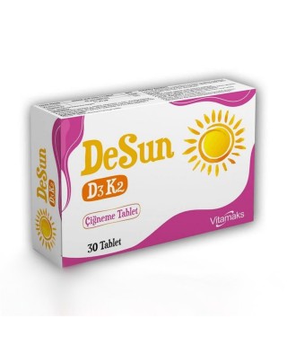 Vitamaks Desun D3K2 30 Tablet