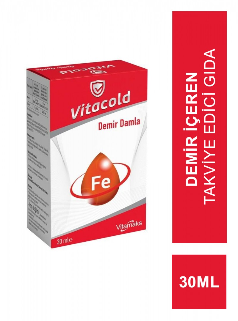 Vitamaks Vitacold Demir Damla 30 ml