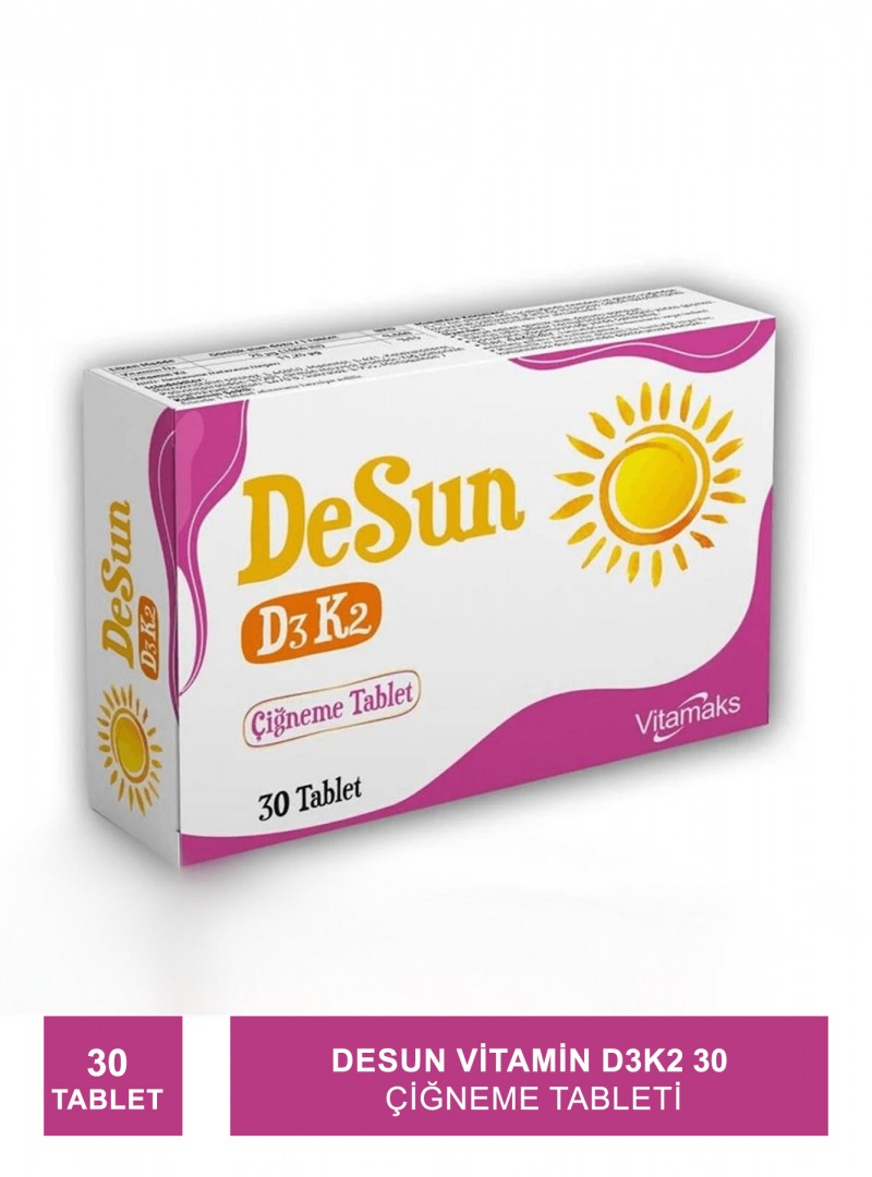 Vitamaks Desun D3K2 30 Tablet