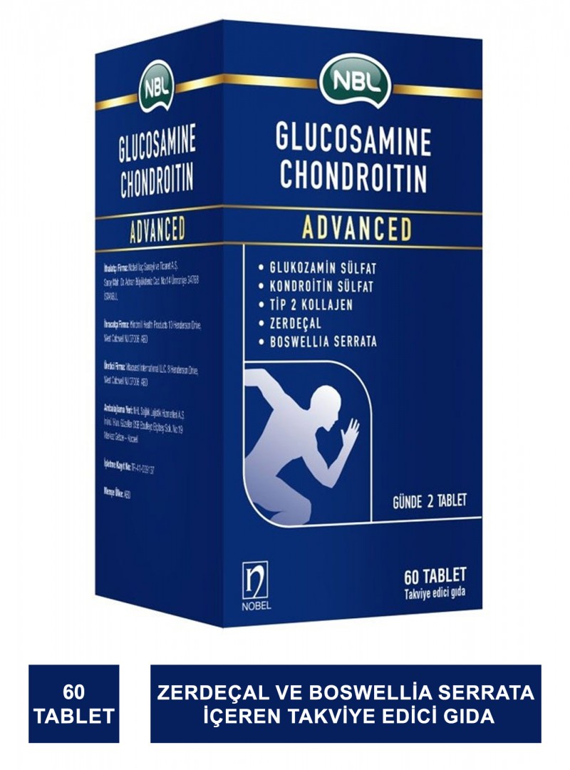 Nbl Glucosamine Chondroitin Advanced 60 Tablet