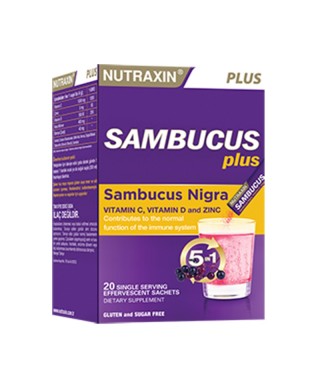 Outlet - Nutraxin Sambucus Plus 20 Efervesan Saşe