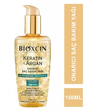 Bioxcin Keratin & Argan Onarıcı Saç Bakım Yağı 150 ml