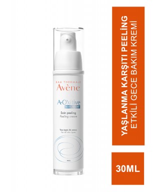 Avene A-Oxitive Yaşlanma Karşıtı Peeling Etkili Gece Bakım Kremi 30 ml (S.K.T 06-2025)
