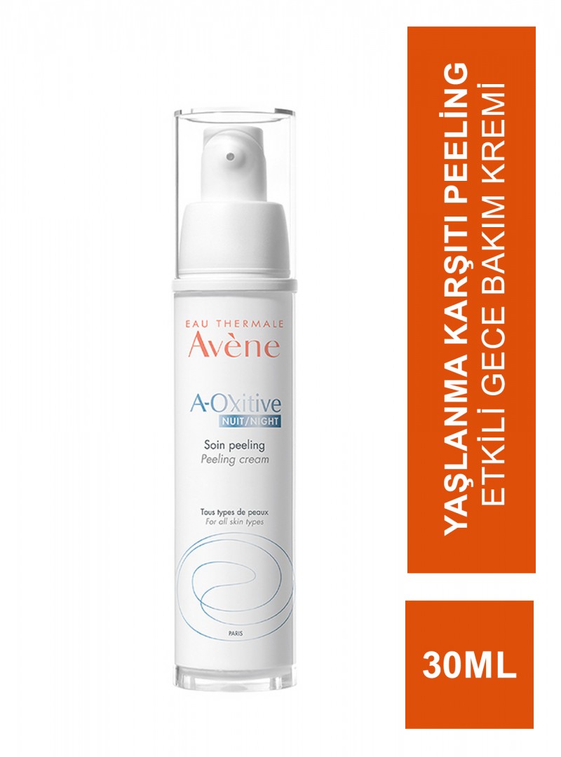 Avene A-Oxitive Yaşlanma Karşıtı Peeling Etkili Gece Bakım Kremi 30 ml (S.K.T 06-2025)