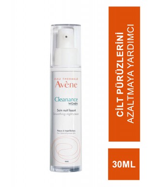 Avene Cleanance Women Smoothing Night Cream 30 ml (S.K.T 04-2026)