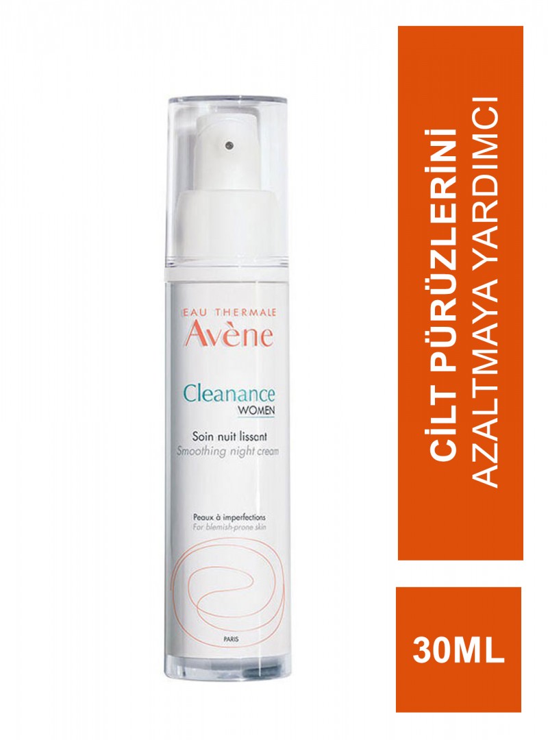 Avene Cleanance Women Smoothing Night Cream 30 ml (S.K.T 04-2026)