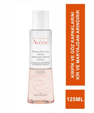 Avene İntense Eye Make-up Remover Waterproof 125 ml (S.K.T 02-2026)