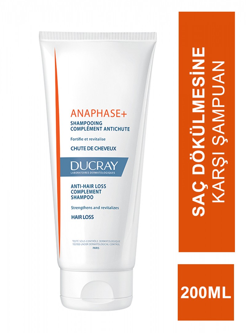 Ducray Anaphase + Plus Saç Dökülmesine Karşı Şampuan 200 ml (S.K.T 02-2026)