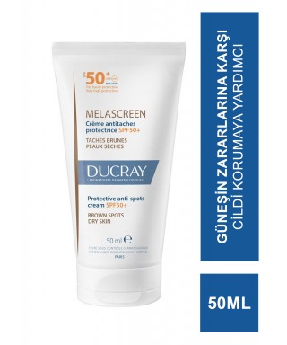 Ducray Melascreen Protective Anti Spots Cream Spf 50+ 50 ml (S.K.T 12-2025)