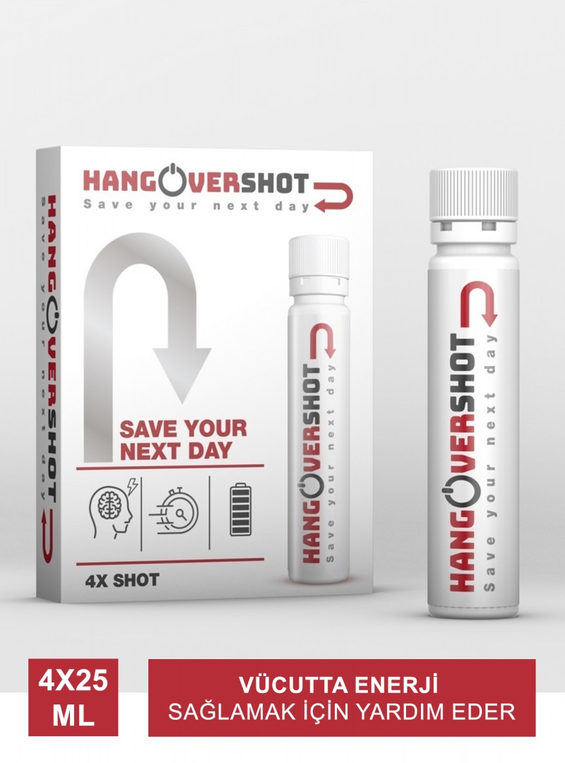 HangoverShot Save Your Next Day 4 X 25ml Shot