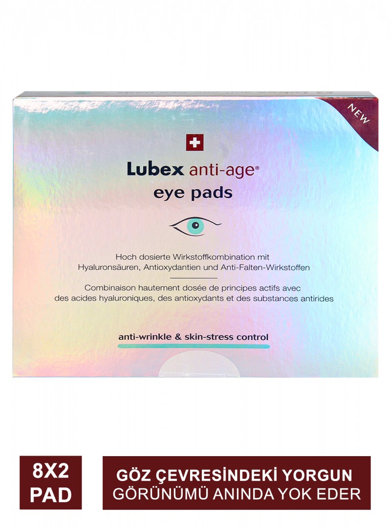 Lubex Anti Age Eye Pads 8 Poşet x 2 Pad