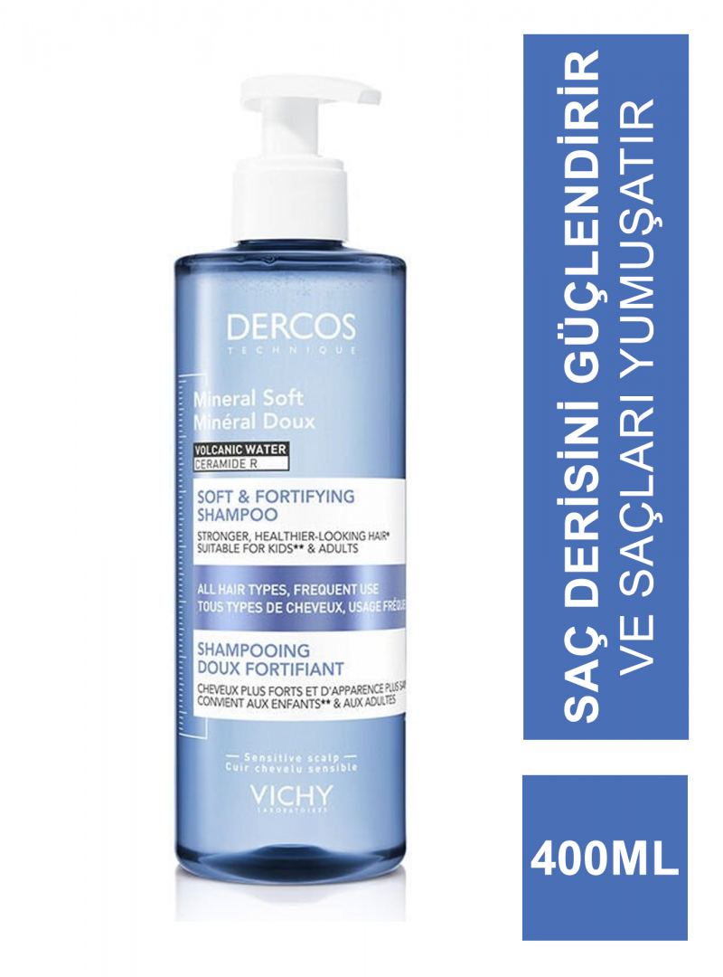 Vichy Dercos Mineral Soft Shampoo 400 ml