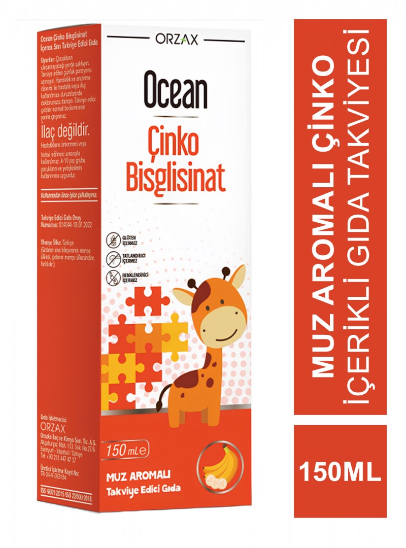 Ocean Çinko Bisglisinat 150 ml