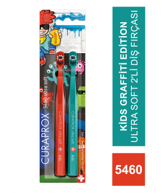 Curaprox Kids Grafiti Edition Ultra Soft 2'li Diş Fırçası