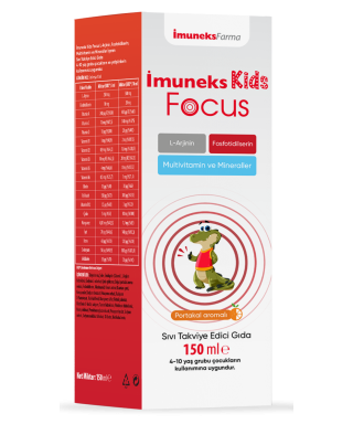 İmuneks Kids Focus 150 ml