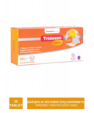 İmuneks Tridoxon 3'lü Etki 30 Efervesan Tablet