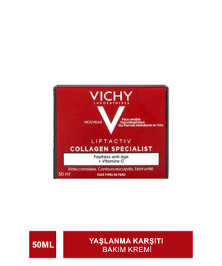 Outlet - Vichy Liftactiv Collagen Specialist Yaşlanma Karşıtı Bakım Kremi 50 ml