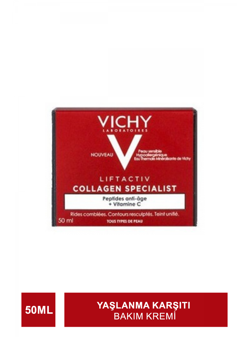 Outlet - Vichy Liftactiv Collagen Specialist Yaşlanma Karşıtı Bakım Kremi 50 ml