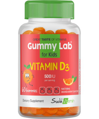 Suda Vitamin Gummy Vitamin D3 for Kids 60 Yumuşak Kapsül