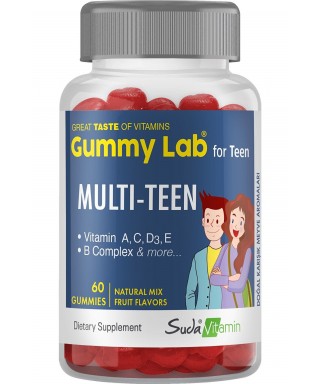Suda Vitamin Gummy Lab Multi-Teen 60 Yumuşak Kapsül