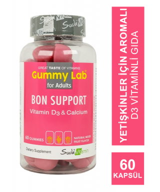 Suda Vitamin Gummy Lab Bon Support for Adult 60 Yumuşak Kapsül