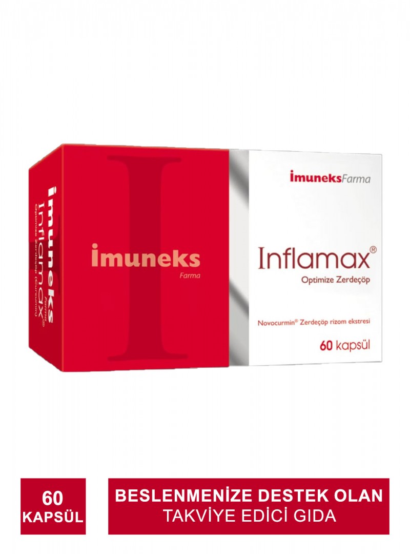 Imuneks Inflamax Optimize Zerdeçöp 60 Kapsül (S.K.T 03-2025)