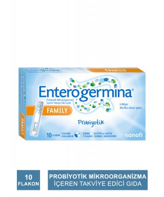 Enterogermina Family Probiyotik ( 5 ml x 10 Flakon ) (S.K.T 04-2022)