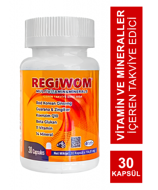 Regiwom Multivitamin & Mineral 30 Kapsül