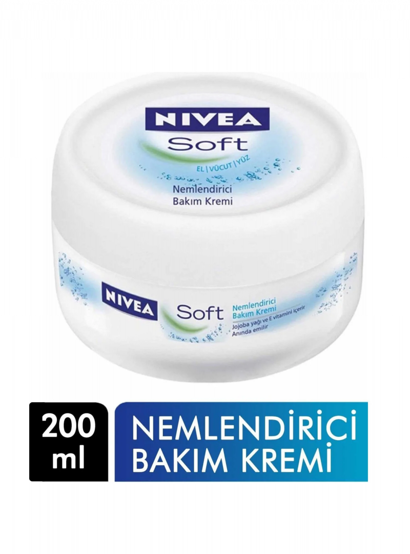 Nivea Soft Nemlendirici Bakım Kremi 200 ml