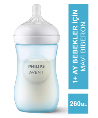 Philips Avent Natural Response PP Biberon 1m+ 260 ml - Mavi ( SCY903/21)