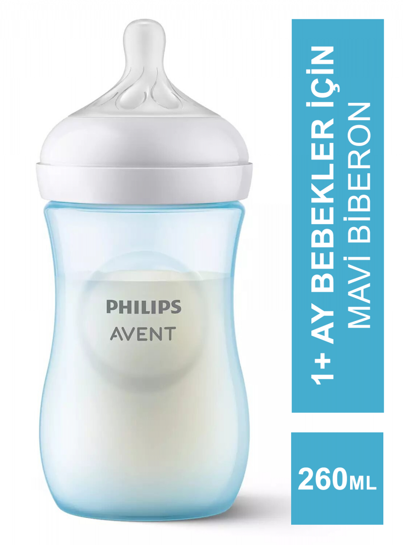 Philips Avent Natural Response PP Biberon 1m+ 260 ml - Mavi ( SCY903/21)