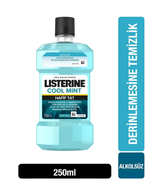 Listerine Cool Mint Hafif Tat Alkolsüz Ağız Gargarası 250 ml - Hafif Nane