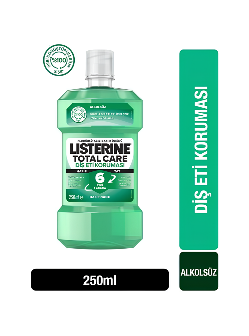 Listerine Total Care Diş Eti Koruması Ağız Gargarası 250 ml