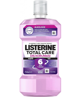 Listerine Total Care Diş Koruması Ağız Gargarası - Alkolsüz 250 ml