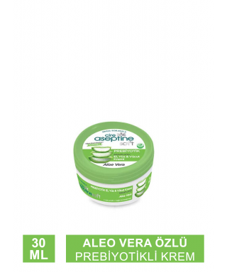 Cire Aseptine Soft Aloe Vera Özlü Rahatlatıcı Besleyici Prebiyotikli Krem 30 ml