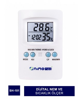 Nimo Med Dijital Nem ve Sıcaklık Ölçer ( SH-101 )