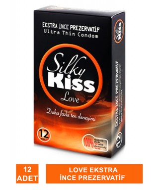 Silky Kiss Love Ekstra İnce Prezervatif 12 Adet