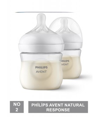 Philips Avent Natural Response 0+ Ay NO:2 2'li Biberon 2x125 ml (SCY900/02)