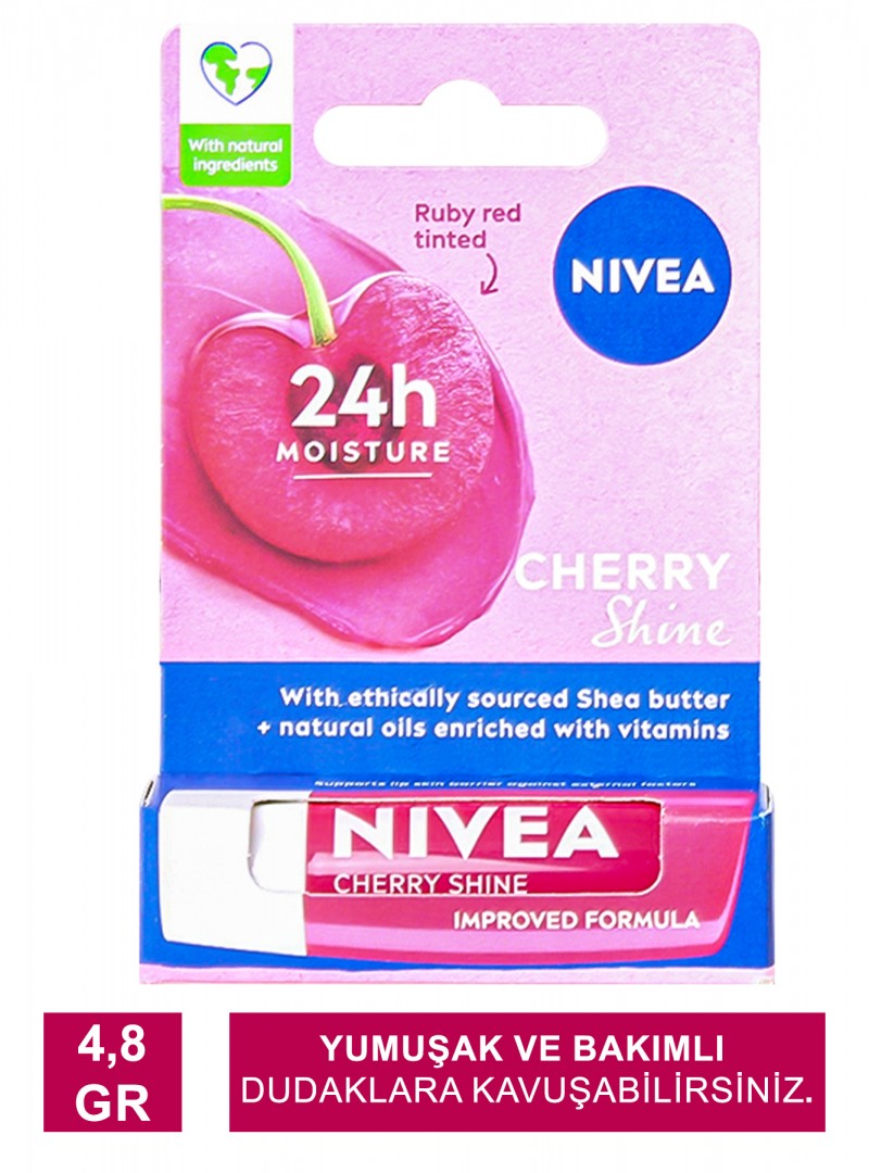 Nivea Cherry Kiraz Lip Stick 4,8gr