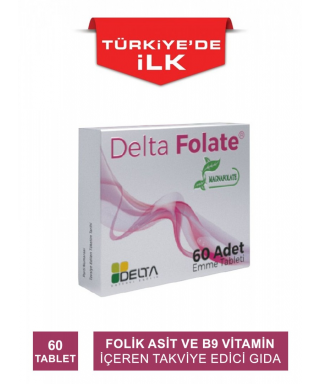 Delta Folate 60 Tablet (S.K.T 11-2024)
