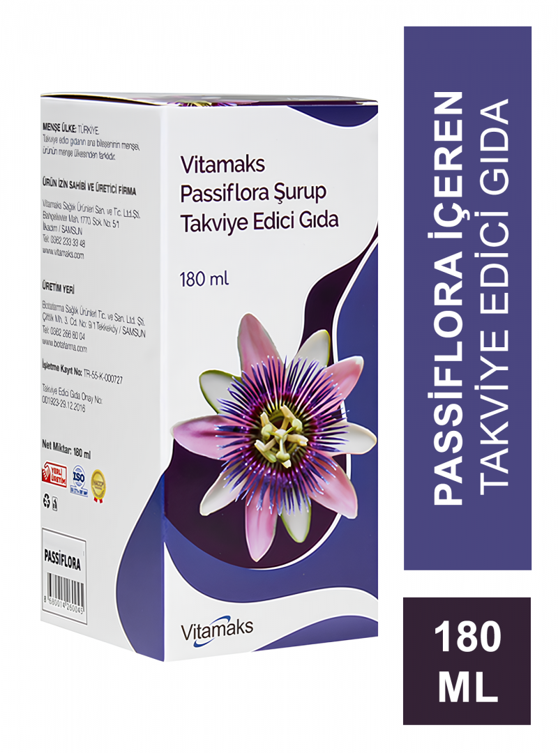 Vitamaks Passiflora Şurup 180 ml