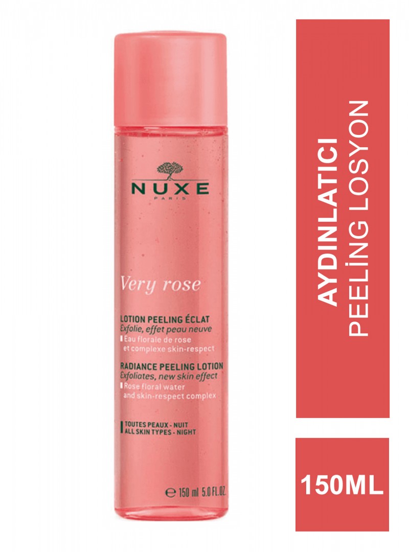 Nuxe Very Rose Radiance Peeling Lotion - Aydınlatıcı Peeling Losyon 150 ml