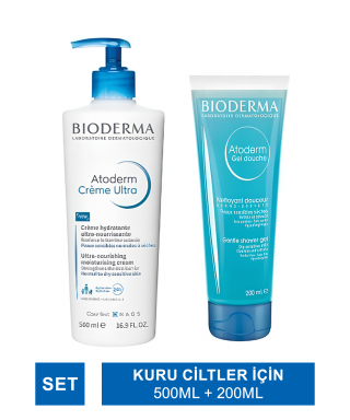 Bioderma Atoderm Cream Ultra 500 ml + Atoderm Shower Gel 200 ml
