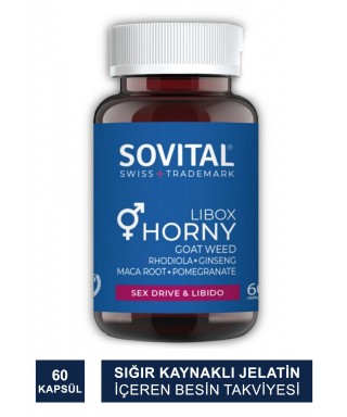 Sovital Libox Horny 60 Kapsül (S.K.T 05-2026)