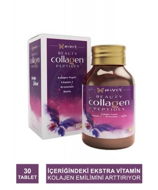 Haver Beauty Collagen Peptides 30 Tablet (S.K.T 05-2026)