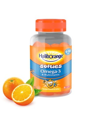 Haliborange Portakal Aromalı Omega-3 Destekli Multivitamin 60 Kapsül