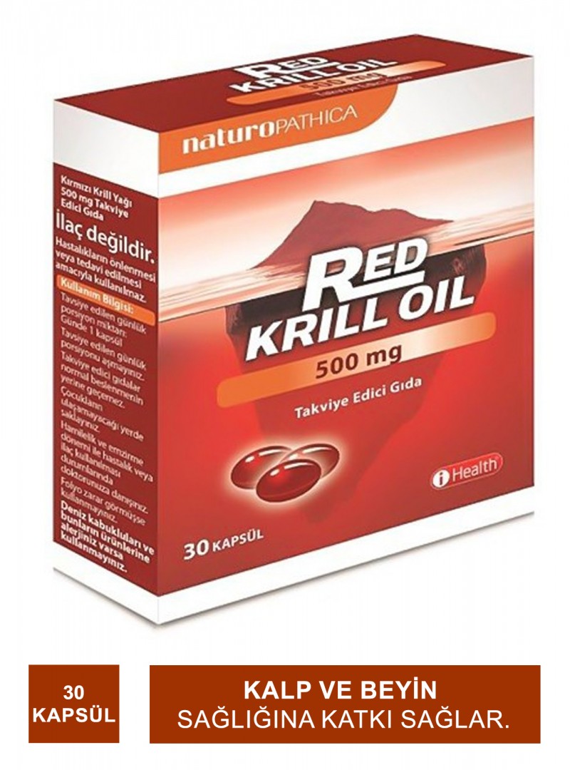 Red Krill Oil 500mg 30 Kapsül