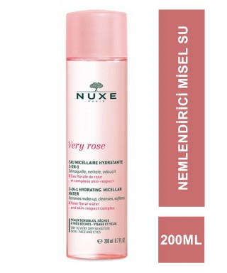 Nuxe Very Rose 3-In 1 Hydrating Micellar Water - Nemlendirici Misel Su 200 ml