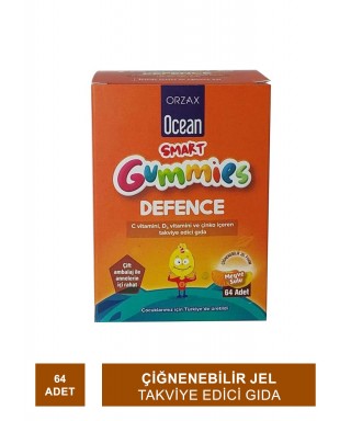 Outlet - Ocean Smart Gummies Defence 64 Adet Çiğnenebilir Jel
